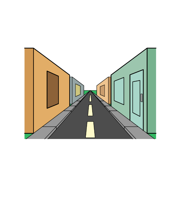 How to Draw One Point Perspective