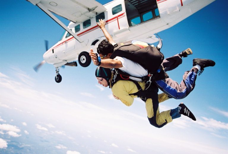 Skydiving in India